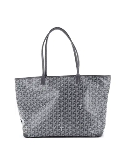 Pre-owned Pre-owned Goyard  Goyard Mm Artois Tote Coated Canvas In Gray