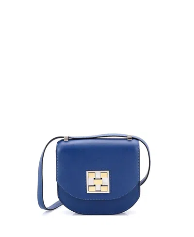 Pre-owned Pre-owned Hermes  Hermes 17 Mosaique Au 24 Bag Madame In Blue