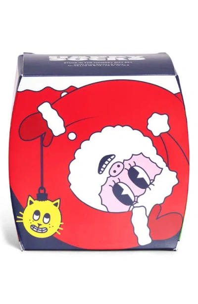 Happy Socks Assorted 3-pack Cotton Blend Crew Socks Gift Box In Multi