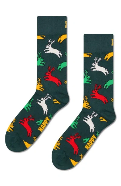 Happy Socks Assorted 3-pack Cotton Blend Crew Socks Gift Box In Multi