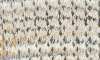 Madewell Open-stitch Mockneck Sweater In Multi