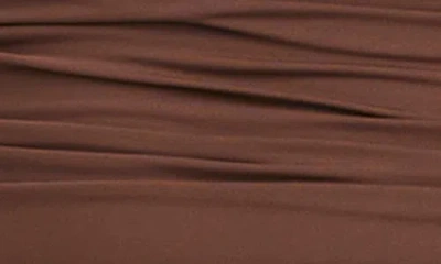 Bleu Rod Beattie Rod Beattie Kore Shirred Underwire One-piece Swimsuit In Brown