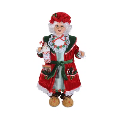 Karen Didion Originals Comfy Cozy Mrs. Claus Figurine In Multi