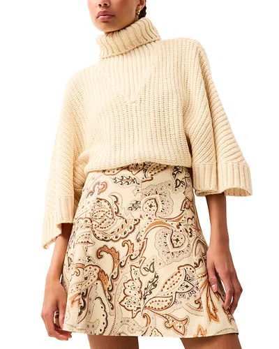 Marie Oliver Crawford Mini Skirt In Neutral