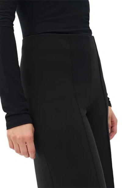 Rag & Bone Irina Cropped Wide Leg Pants In Black