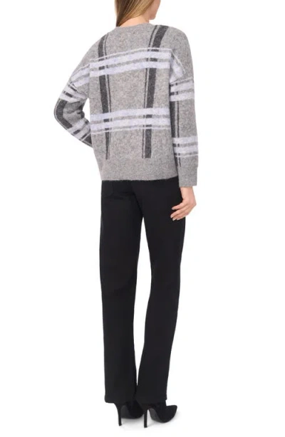 Halogenr Halogen(r) Plaid Jacquard Crewneck Sweater