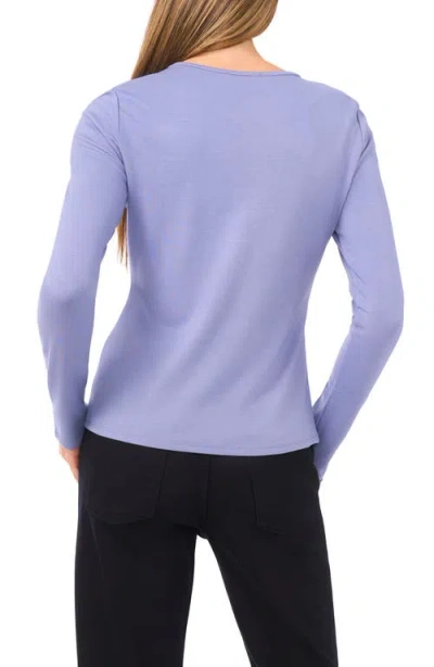 Halogenr Halogen(r) Long Sleeve Knit Top In Gray