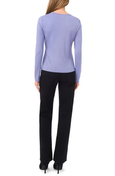 Halogenr Halogen(r) Long Sleeve Knit Top In Gray