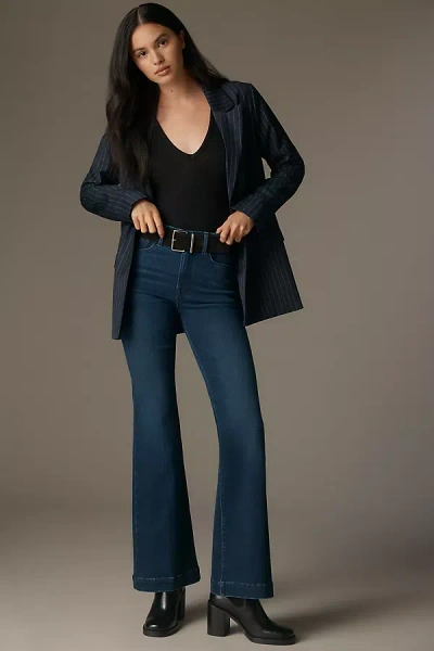 Good American Good Legs High Rise Flare Jeans In Black