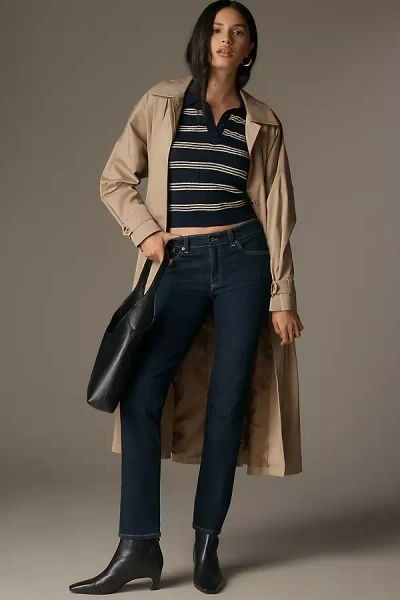 Ag Sandria Low-rise Straight-leg Jeans In Blue