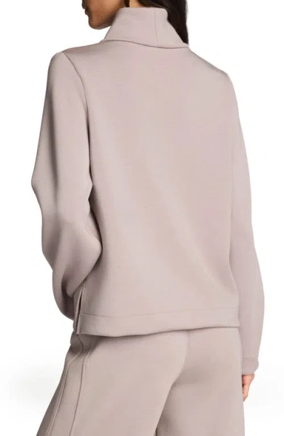 Spanx ® Airessentials® Luxe Mock Neck Sweatshirt In Brown