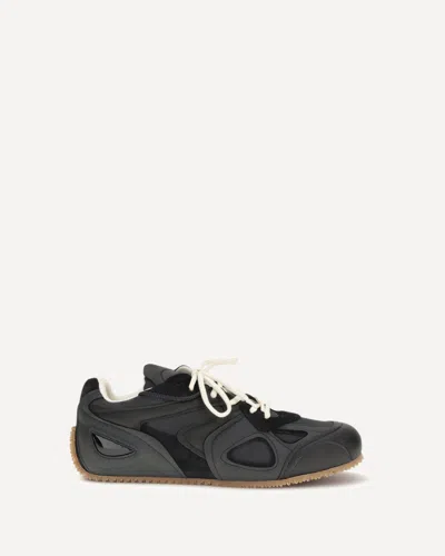 Axel Arigato Black Calf Leather Bos Taurus Low Top Sneakers