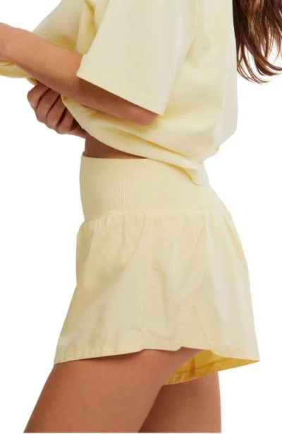 Free People Fp Movement Carpe Diem Water Resistant Shorts In Pink