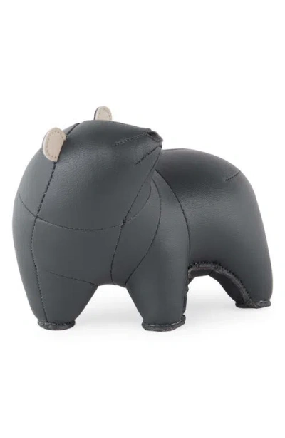 Zuny Bear Bero Paperweight In Black