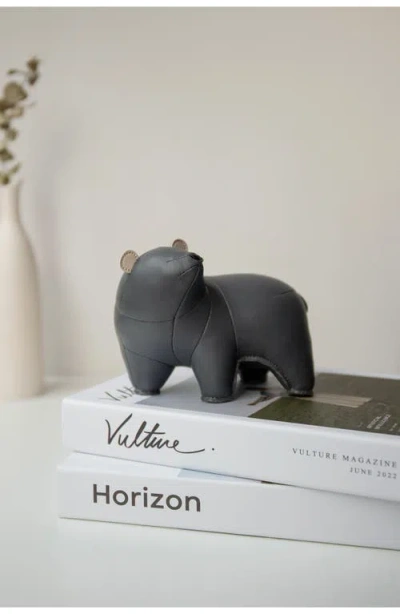 Zuny Bear Bero Paperweight In Black