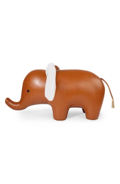 Zuny Elephant Giant Decoration In Brown