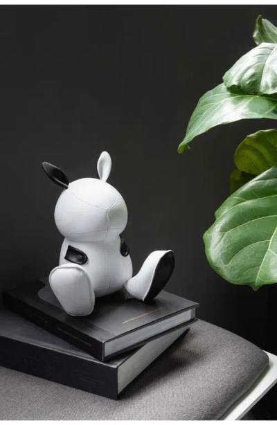Zuny Rabbit Dafi Faux Leather Bookend In Multi