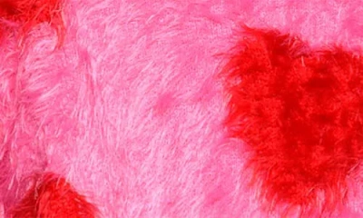 Truly Me Kids' Heart Eyelash Sweater In Pink