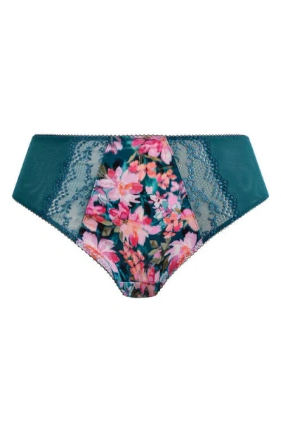 Elomi Lucie High Leg Briefs In Green