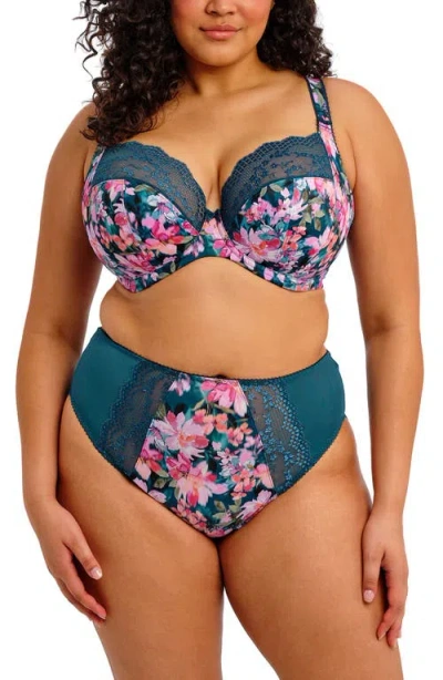 Elomi Lucie High Leg Briefs In Green