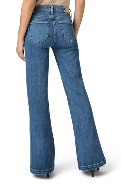 Paige Genevieve High Waist Bootcut Jeans In Blue
