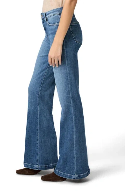 Paige Genevieve High Waist Bootcut Jeans In Blue