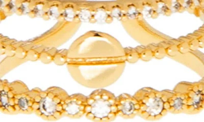 Marlyn Schiff Riley Adjustable Ring In Gold