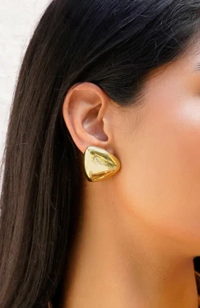 Marlyn Schiff Diana Drop Earrings In Gold