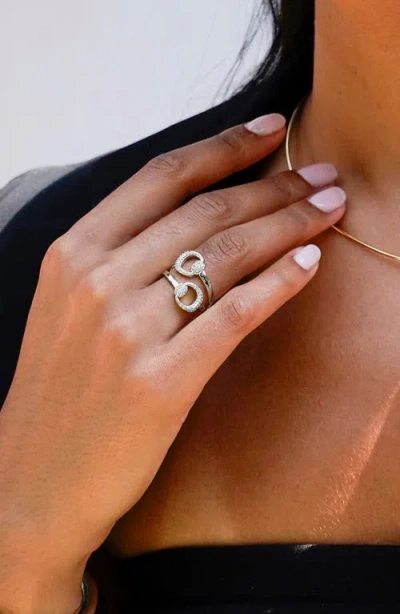 Marlyn Schiff Ellie Ring In Metallic