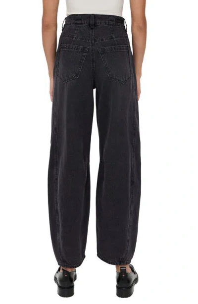 Blanknyc The Long Barrel Leg Jeans In Black