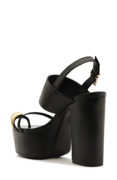 Schutz Mandy Platform Sandal In Black