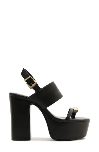 Schutz Mandy Platform Sandal In Black