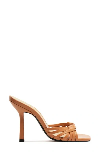 Schutz Women Tara Stiletto Heel Sandals In Brown