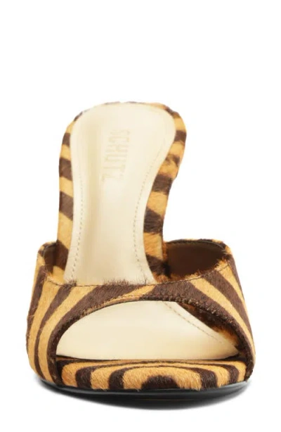 Schutz Clea Slide Sandal In Brown