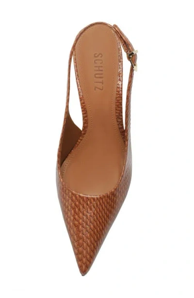 Schutz Paola Slingback Pump In Brown