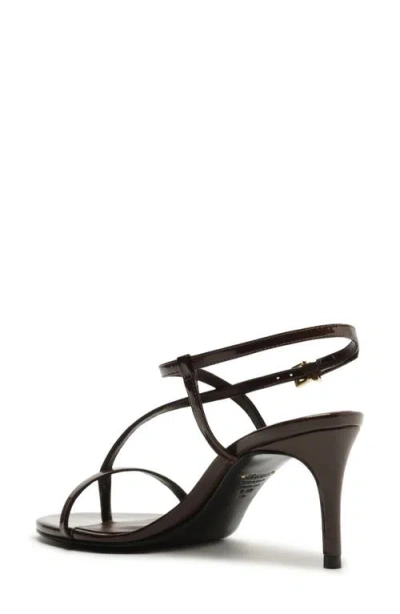 Schutz Azure Ankle Strap Sandal In Brown