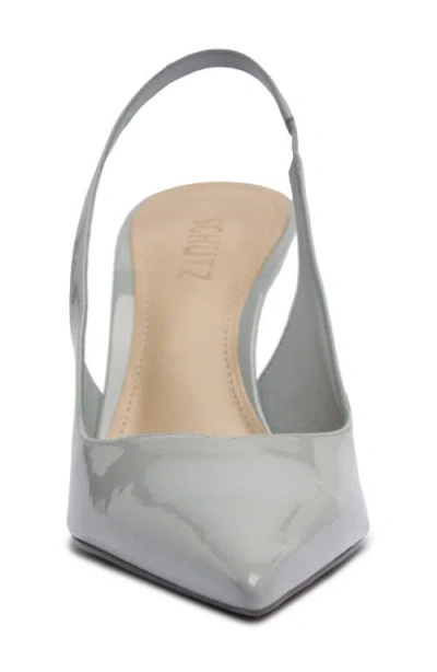 Schutz Lexi Pointed Toe Slingback Pump In Blue