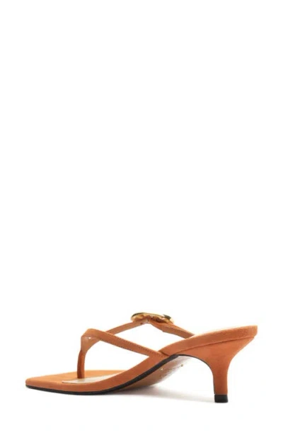 Schutz Miriam Slide Sandal In Orange