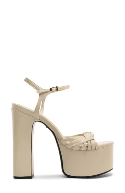Schutz Tara Platform Sandal In White