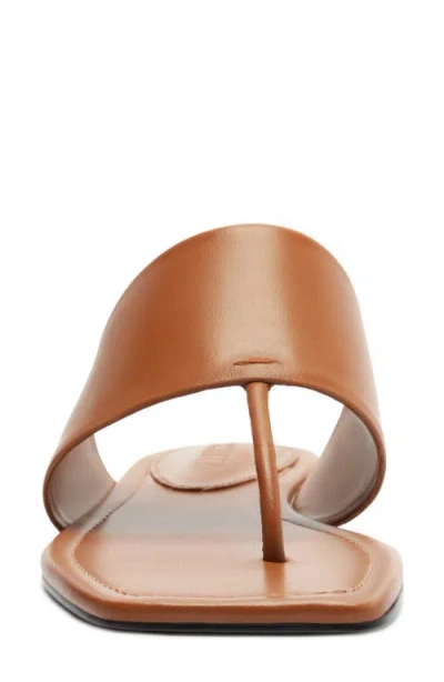 Schutz Martha Slide Sandal In Brown