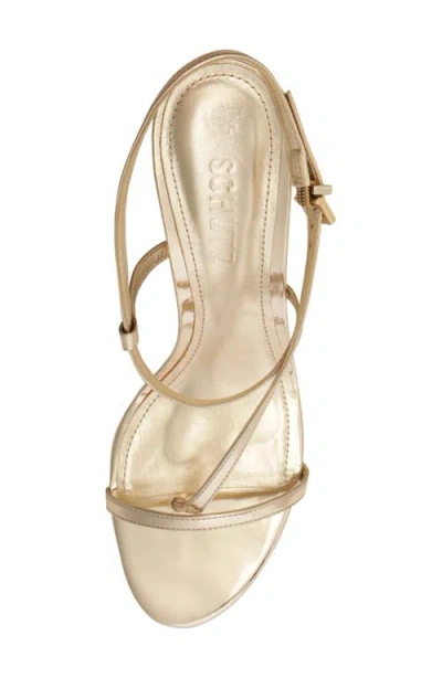 Schutz Women Azure Mid Stiletto Heel Dress Sandals In Silver