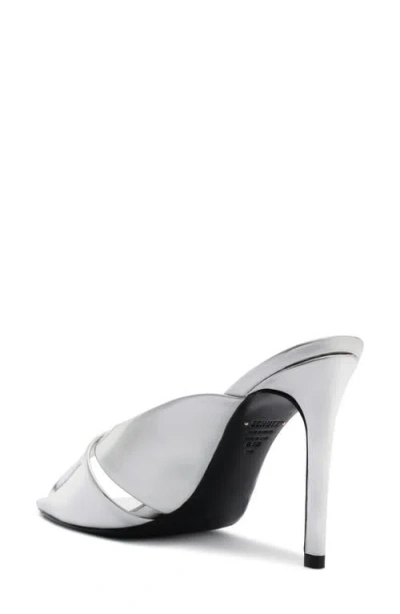 Schutz Maxine Mule In Silver