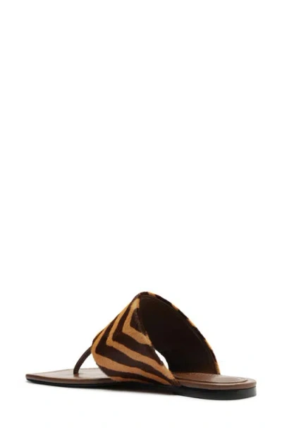 Schutz Martha Slide Sandal In Animal Print