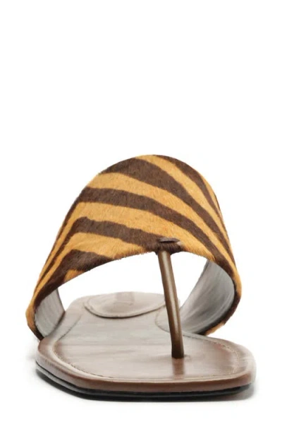 Schutz Martha Slide Sandal In Animal Print