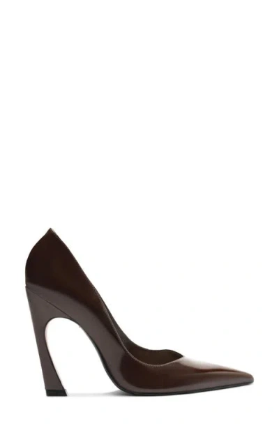 Schutz Lexi Pointed Toe Pump In Brown