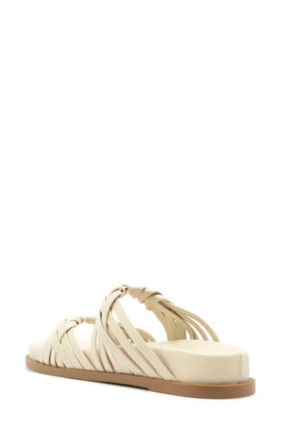 Schutz Tara Sporty Braided Sandal In Neutral