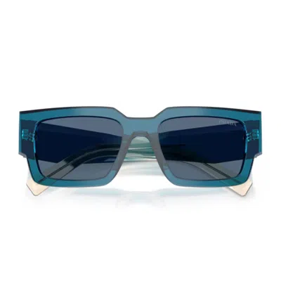 Prada Symbole Square-frame Sunglasses In Blue