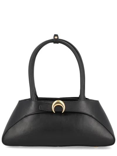 Marine Serre Aurora Baguette Bag In Black