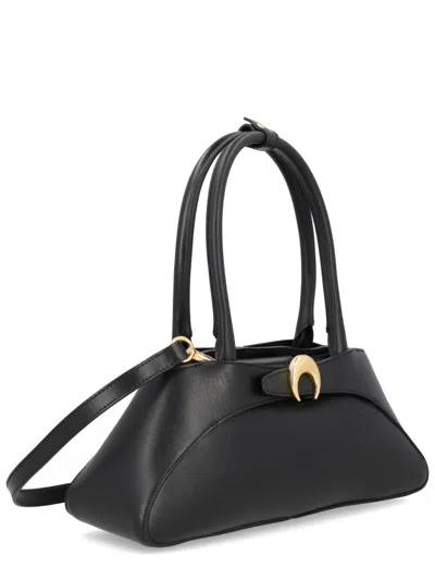 Marine Serre Aurora Baguette Bag In Black