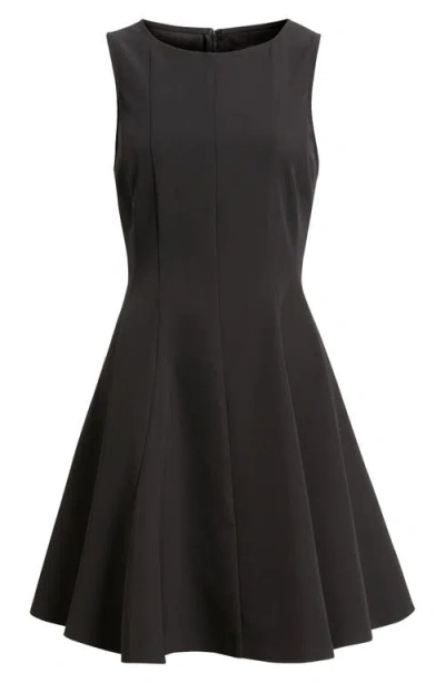 Cece Skater Minidress In Blue